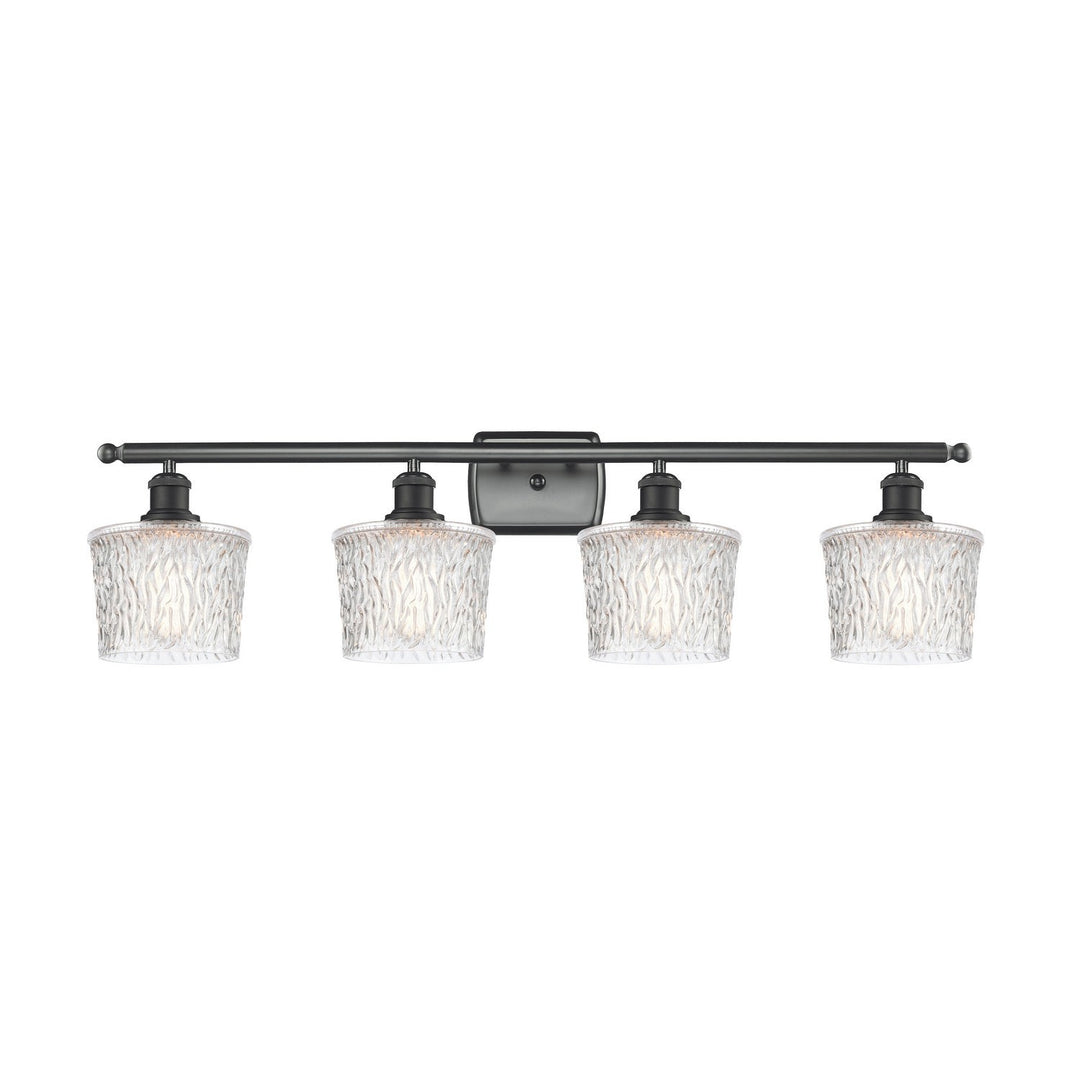 Innovations Ballston 516-4W-BK-G402 Bath Vanity Light 36 in. wide - Matte Black