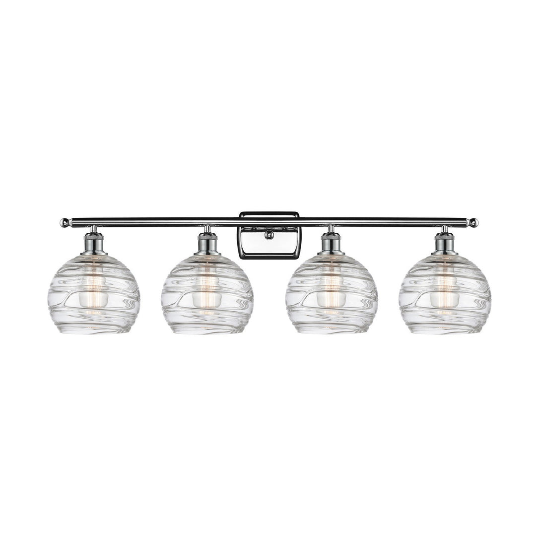 Innovations Ballston 516-4W-PC-G1213-8-LED Bath Vanity Light 36 in. wide - Polished Chrome
