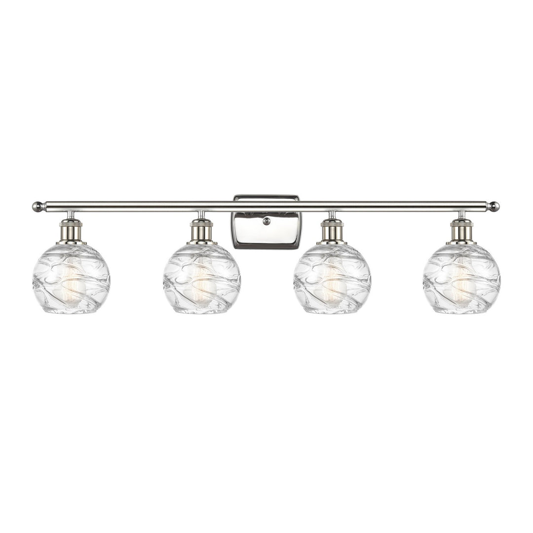 Innovations Ballston 516-4W-PN-G1213-6-LED Bath Vanity Light 36 in. wide - Polished Nickel