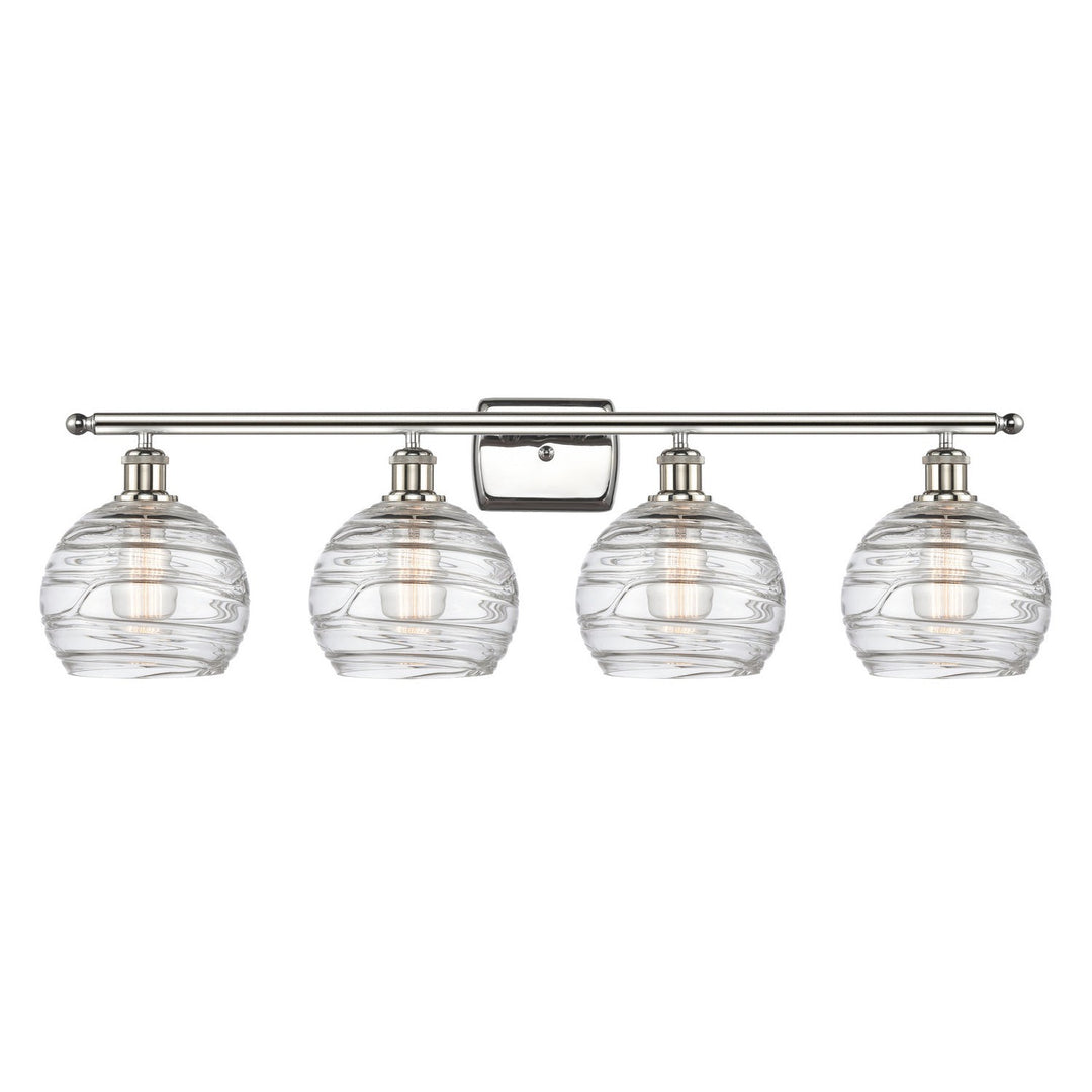 Innovations Ballston 516-4W-PN-G1213-8-LED Bath Vanity Light 36 in. wide - Polished Nickel