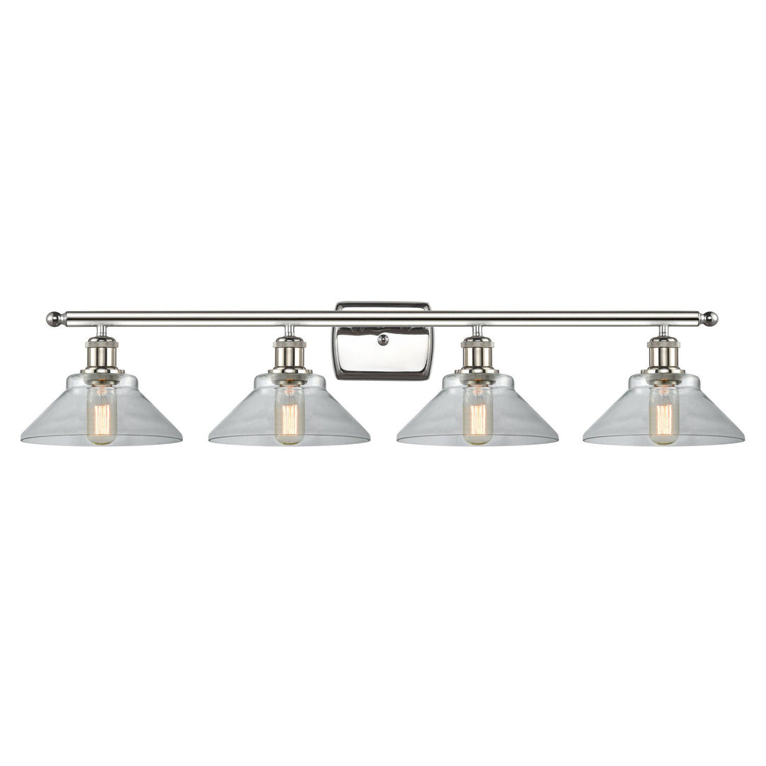 Innovations Ballston 516-4W-PN-G132 Bath Vanity Light 36 in. wide - Polished Nickel
