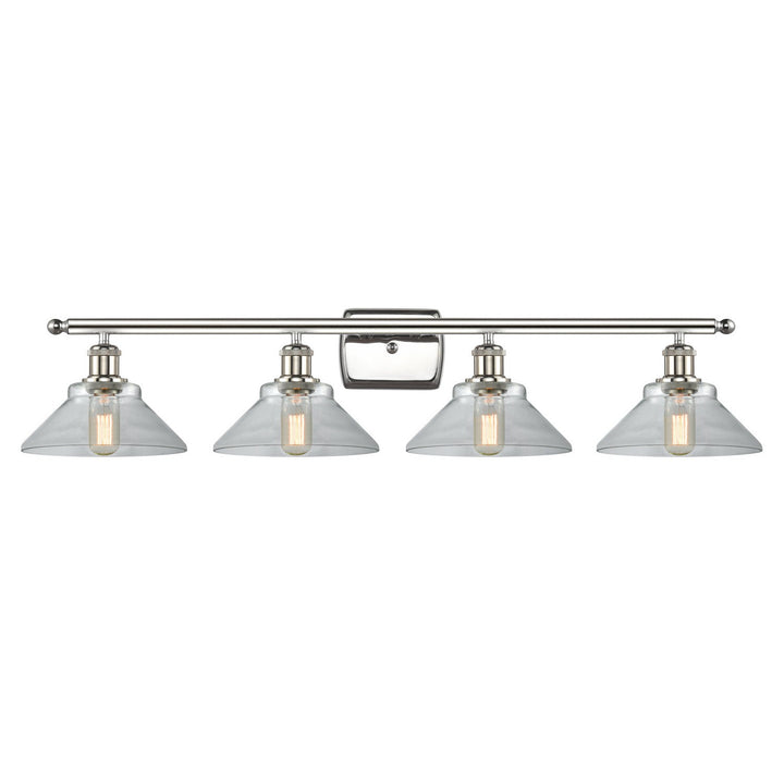 Innovations Ballston 516-4W-PN-G132 Bath Vanity Light 36 in. wide - Polished Nickel