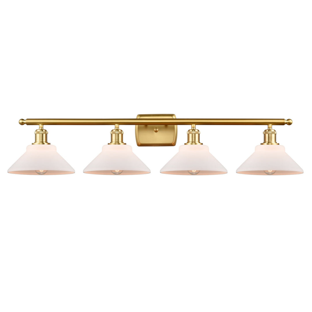 Innovations Ballston 516-4W-SG-G131-LED Bath Vanity Light 36 in. wide - Satin Gold
