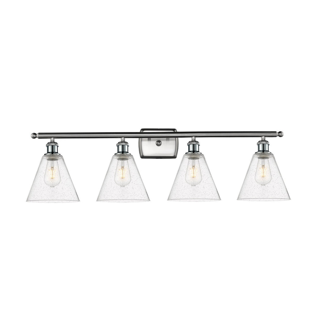 Innovations Ballston 516-4W-SN-GBC-84 Bath Vanity Light 38 in. wide - Brushed Satin Nickel