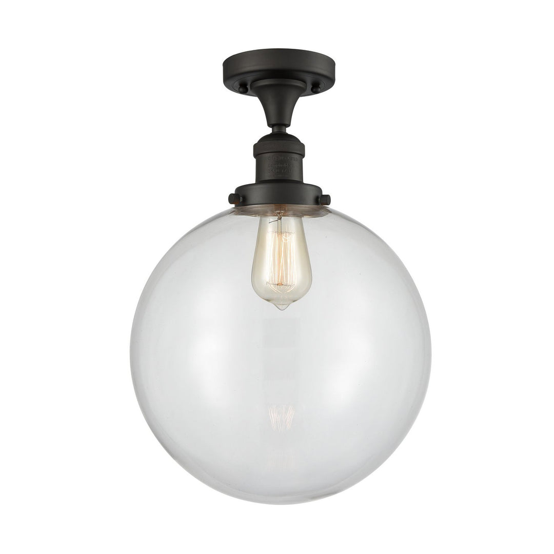 Innovations Franklin Restoration 517-1CH-OB-G202-12 Ceiling Light - Oil Rubbed Bronze