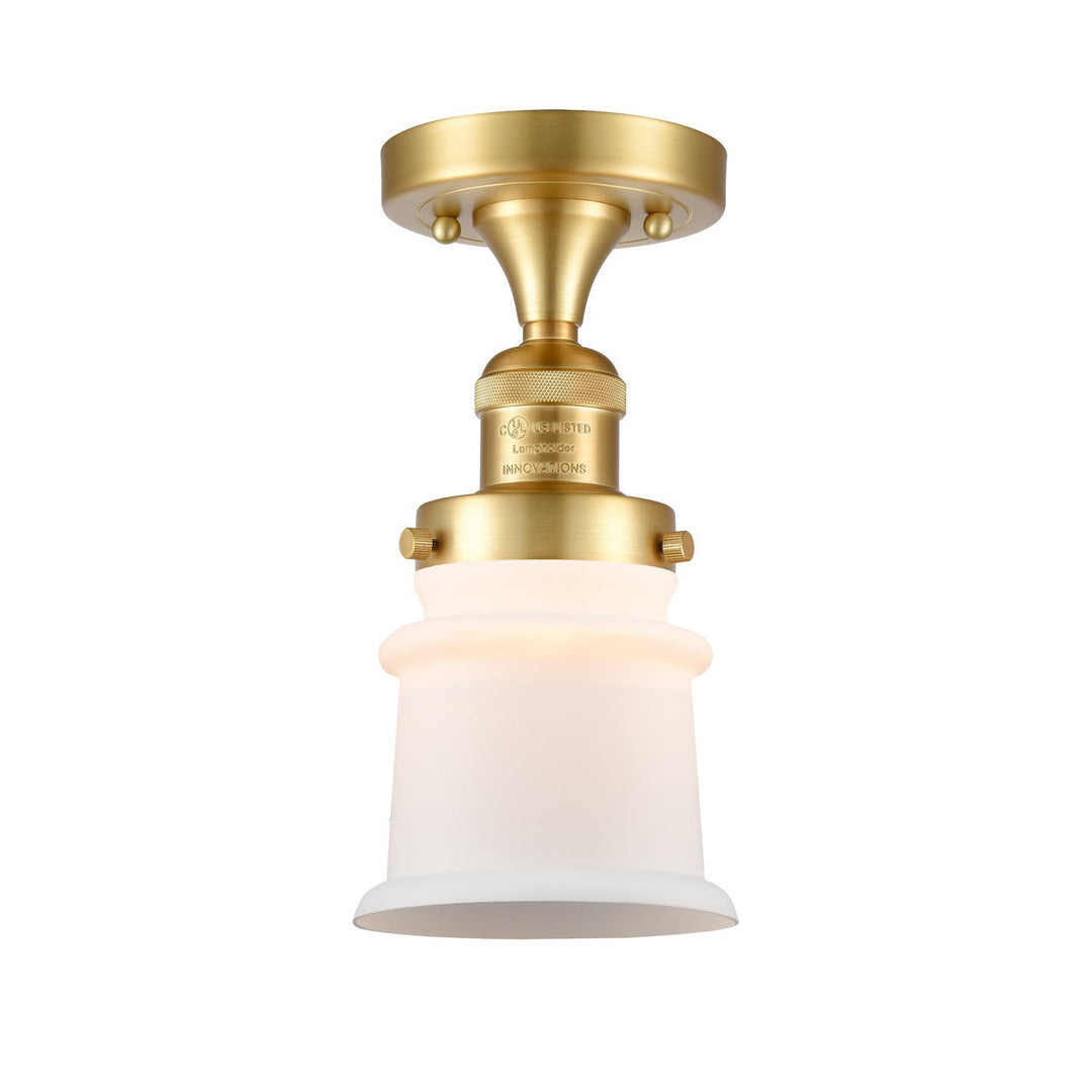 Innovations Franklin Restoration 517-1CH-SG-G181S-LED Ceiling Light - Satin Gold