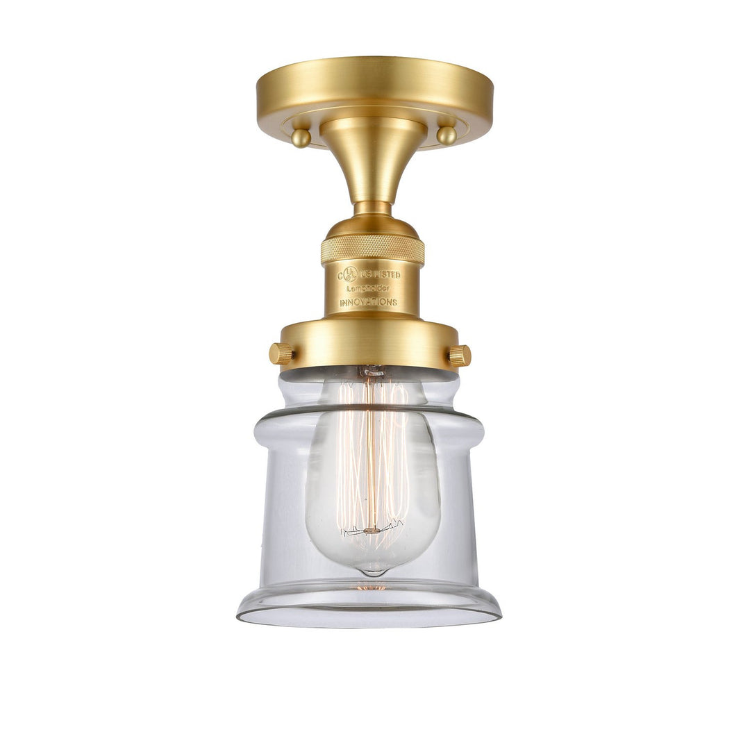 Innovations Franklin Restoration 517-1CH-SG-G182S-LED Ceiling Light - Satin Gold