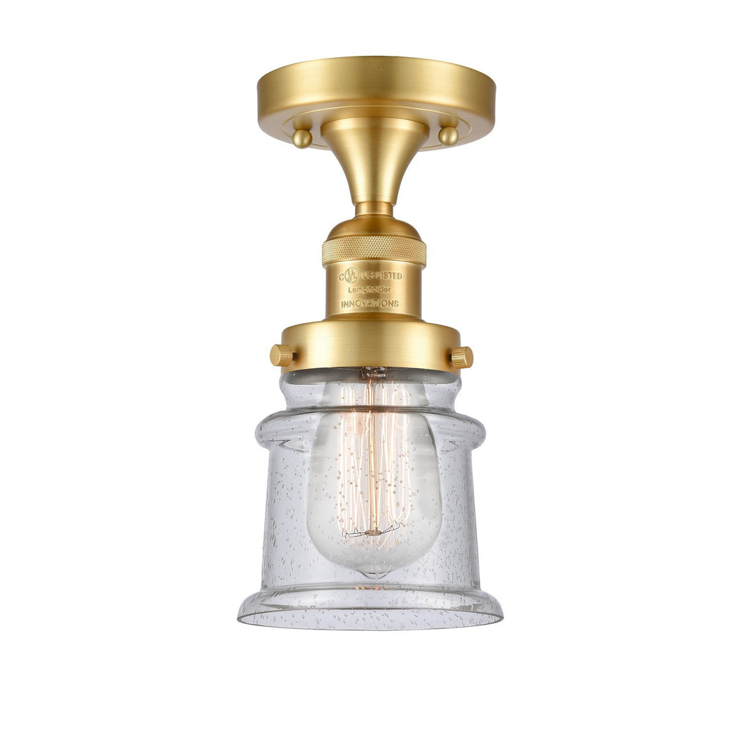 Innovations Franklin Restoration 517-1CH-SG-G184S-LED Ceiling Light - Satin Gold
