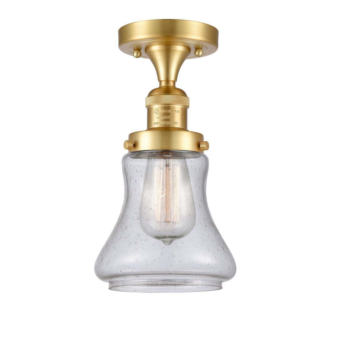 Innovations Franklin Restoration 517-1CH-SG-G194-LED Ceiling Light - Satin Gold
