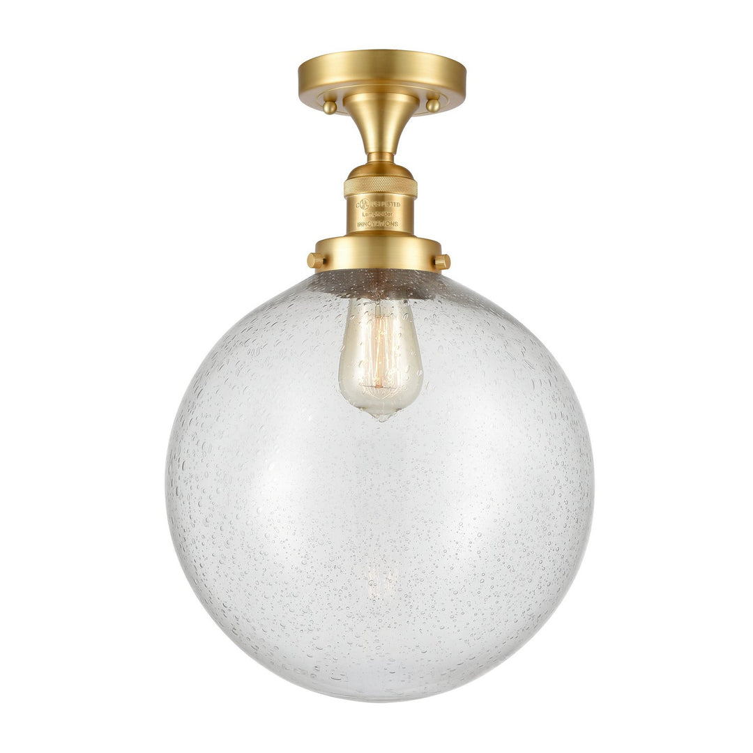 Innovations Franklin Restoration 517-1CH-SG-G204-12-LED Ceiling Light - Satin Gold