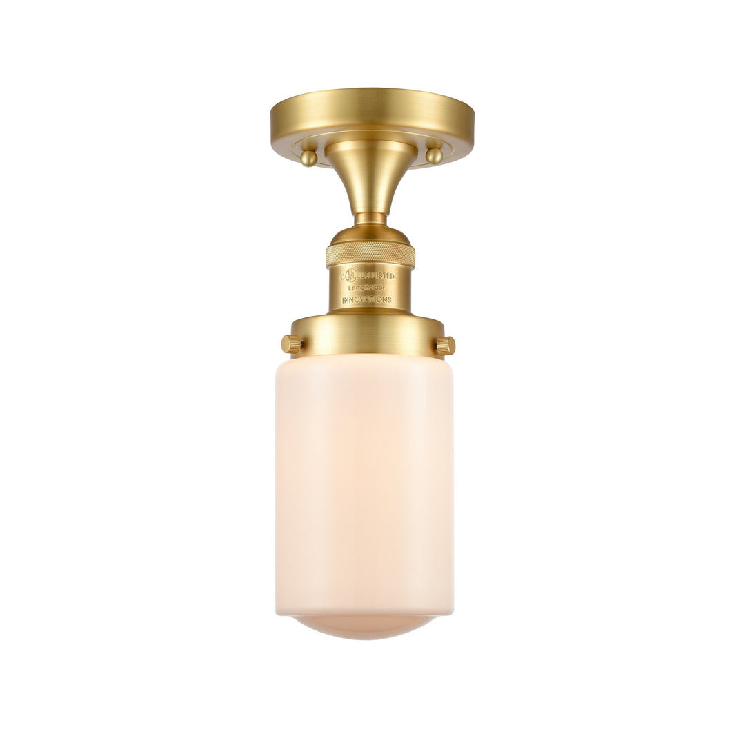 Innovations Franklin Restoration 517-1CH-SG-G311-LED Ceiling Light - Satin Gold