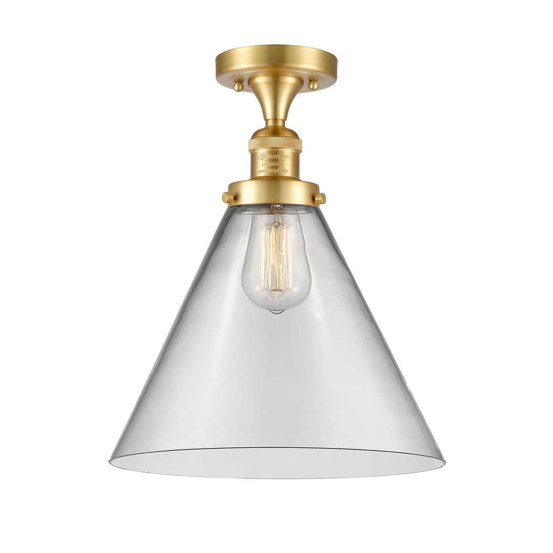 Innovations Franklin Restoration 517-1CH-SG-G42-L Ceiling Light - Satin Gold