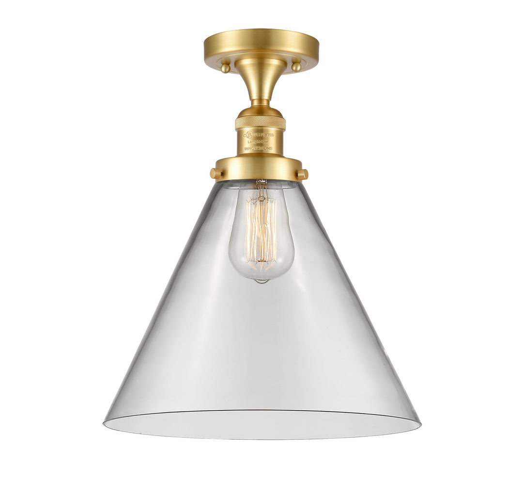 Innovations Franklin Restoration 517-1CH-SG-G42-L-LED Ceiling Light - Satin Gold