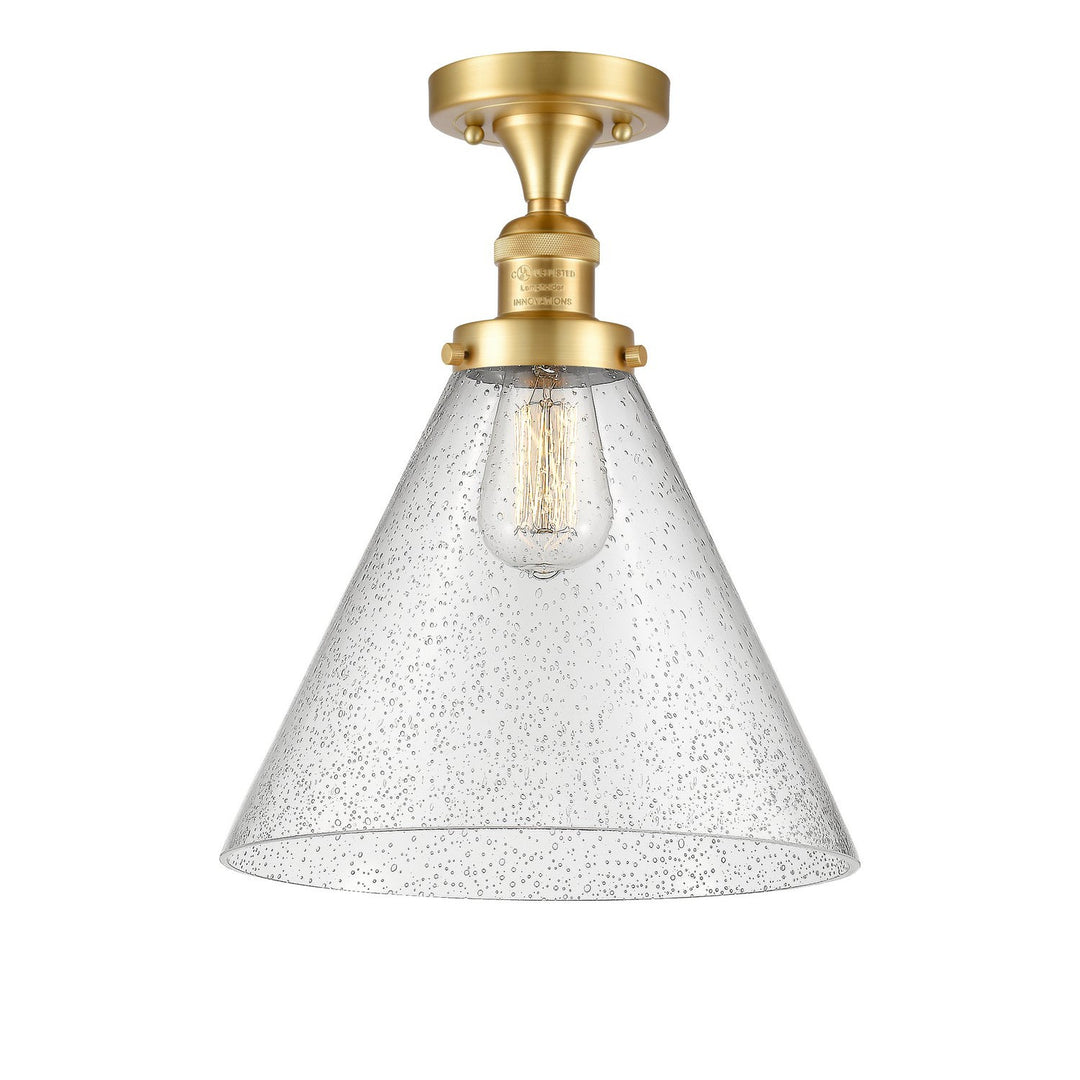 Innovations Franklin Restoration 517-1CH-SG-G44-L-LED Ceiling Light - Satin Gold