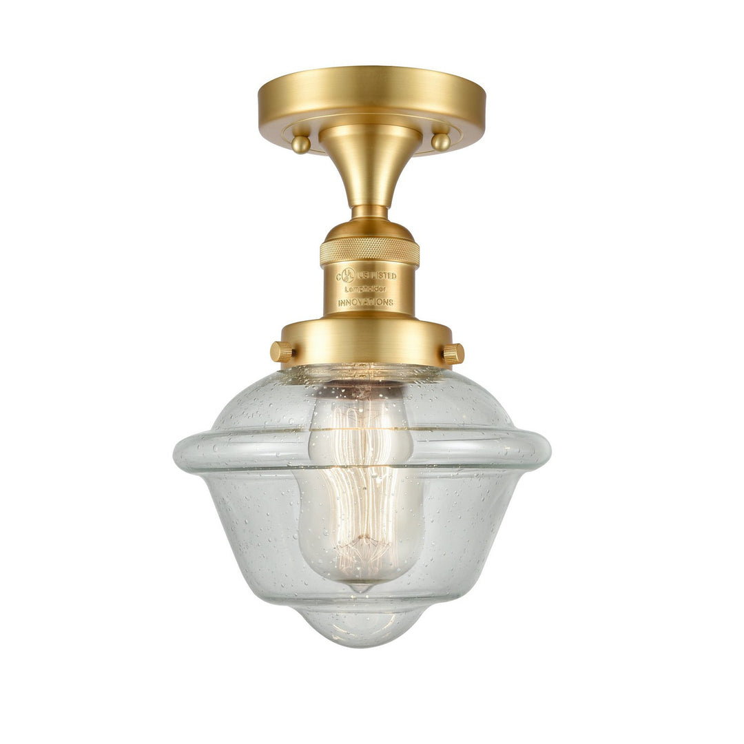 Innovations Franklin Restoration 517-1CH-SG-G534-LED Ceiling Light - Satin Gold