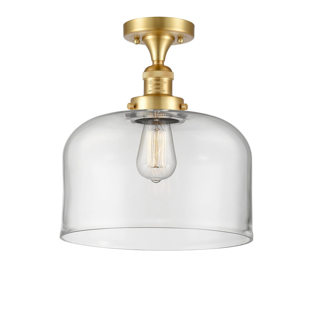 Innovations Franklin Restoration 517-1CH-SG-G72-L-LED Ceiling Light - Satin Gold