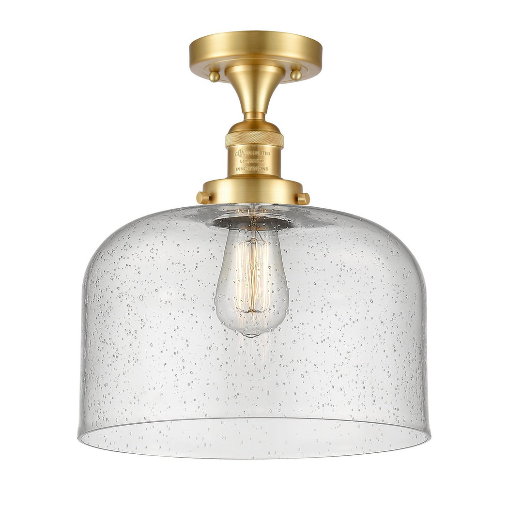 Innovations Franklin Restoration 517-1CH-SG-G74-L-LED Ceiling Light - Satin Gold