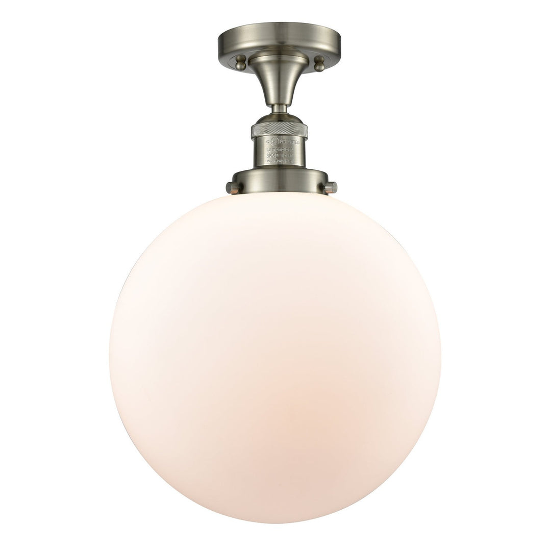 Innovations Franklin Restoration 517-1CH-SN-G201-12-LED Ceiling Light - Brushed Satin Nickel