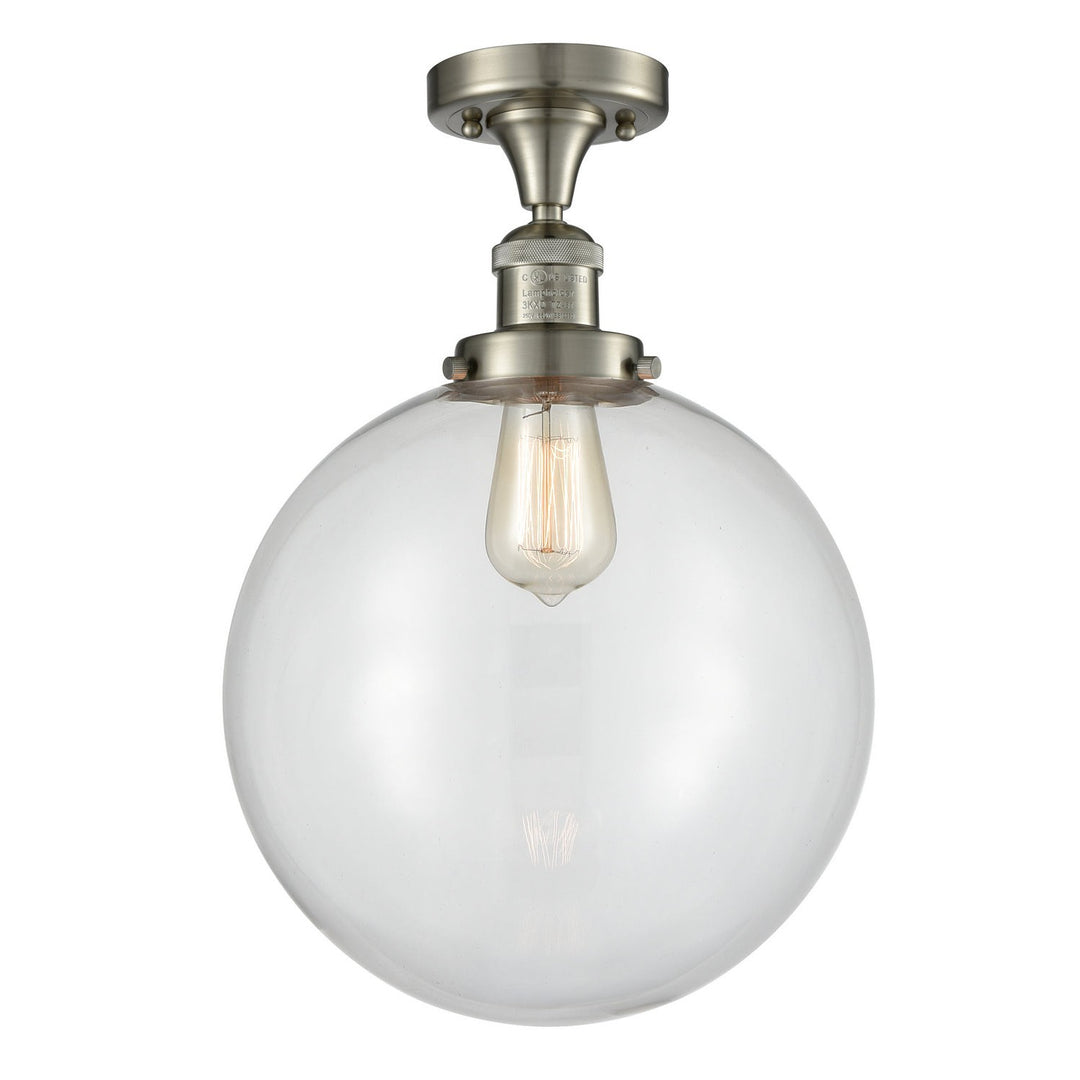 Innovations Franklin Restoration 517-1CH-SN-G202-12 Ceiling Light - Brushed Satin Nickel