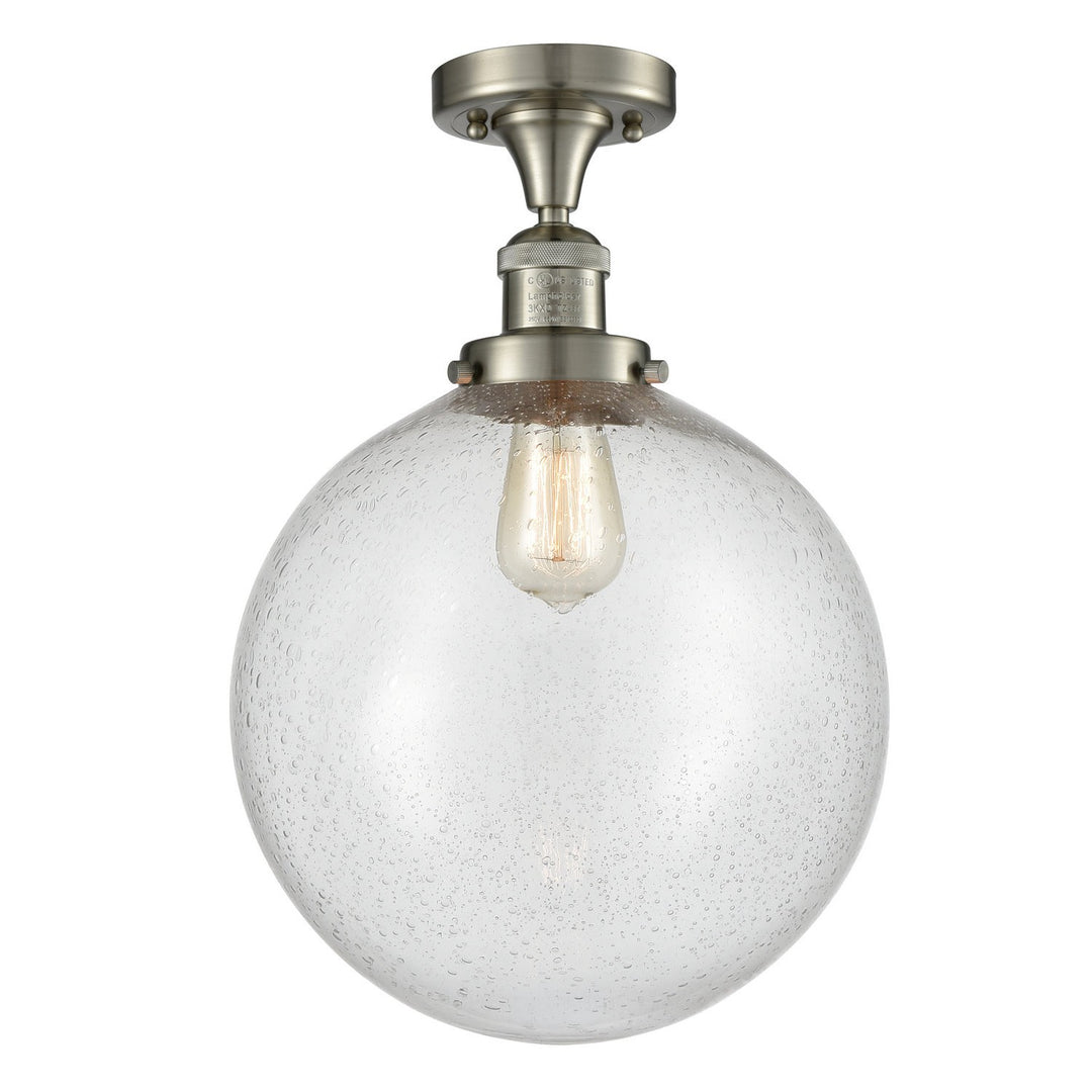Innovations Franklin Restoration 517-1CH-SN-G204-12 Ceiling Light - Brushed Satin Nickel