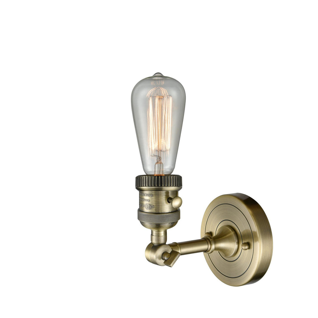 Innovations Franklin Restoration 203SWNH-AB-LED Wall Light - Antique Brass