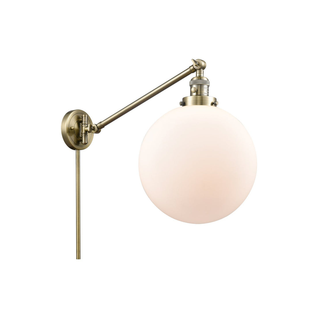 Innovations Lighting 237-AB-G201-12  Franklin Restoration Lamp Antique Brass