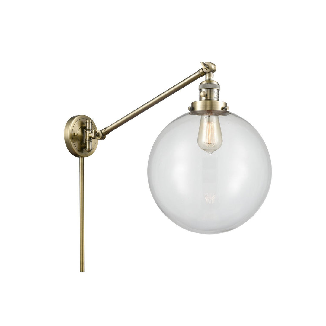 Innovations Lighting 237-AB-G202-12  Franklin Restoration Lamp Antique Brass
