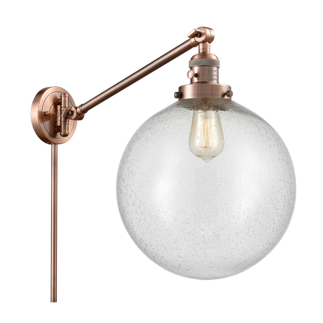 Innovations Lighting 237-AC-G204-12-LED  Franklin Restoration Lamp Antique Copper