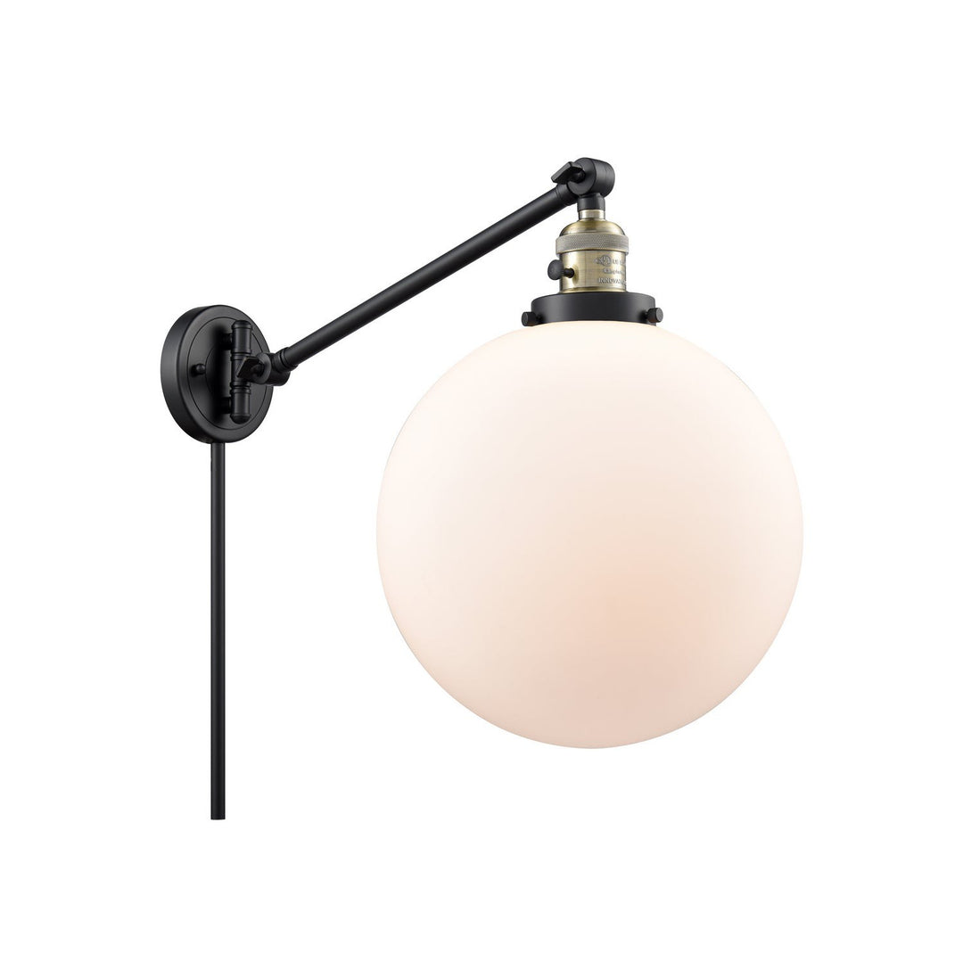 Innovations Lighting 237-BAB-G201-12-LED  Franklin Restoration Lamp Black Antique Brass