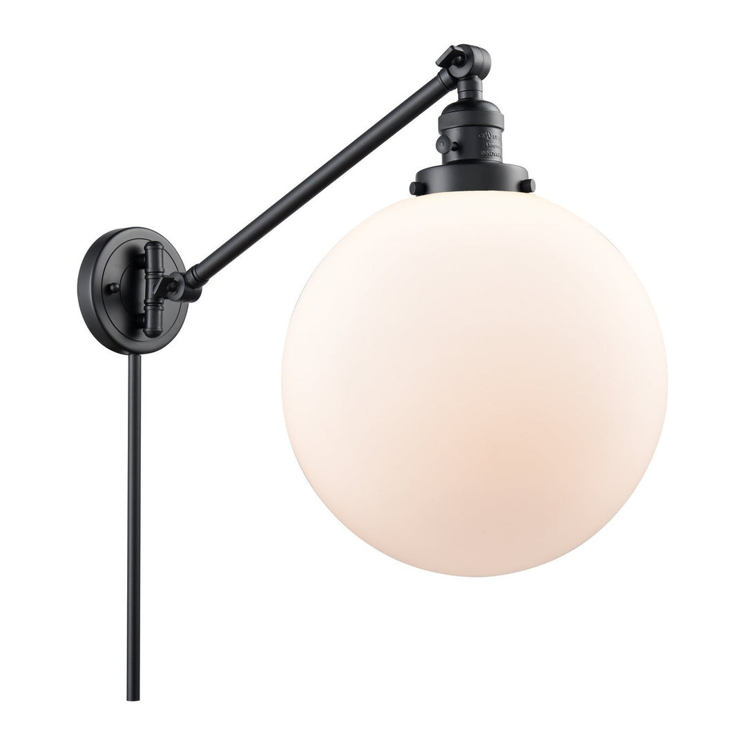 Innovations Lighting 237-BK-G201-12-LED  Franklin Restoration Lamp Matte Black