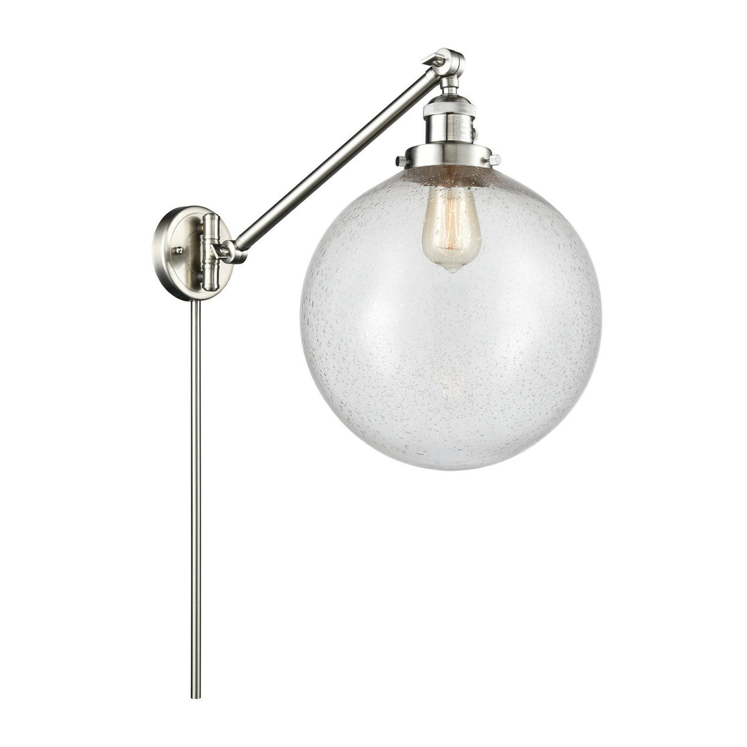 Innovations Lighting 237-SN-G204-12-LED  Franklin Restoration Lamp Brushed Satin Nickel