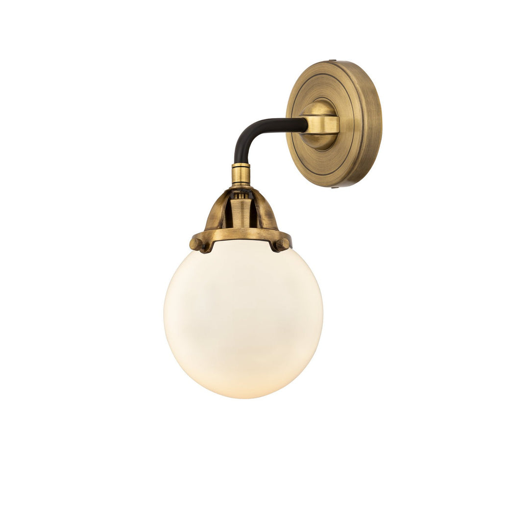 Innovations Nouveau 2 288-1W-BAB-G201-6 Wall Sconce Light - Black Antique Brass