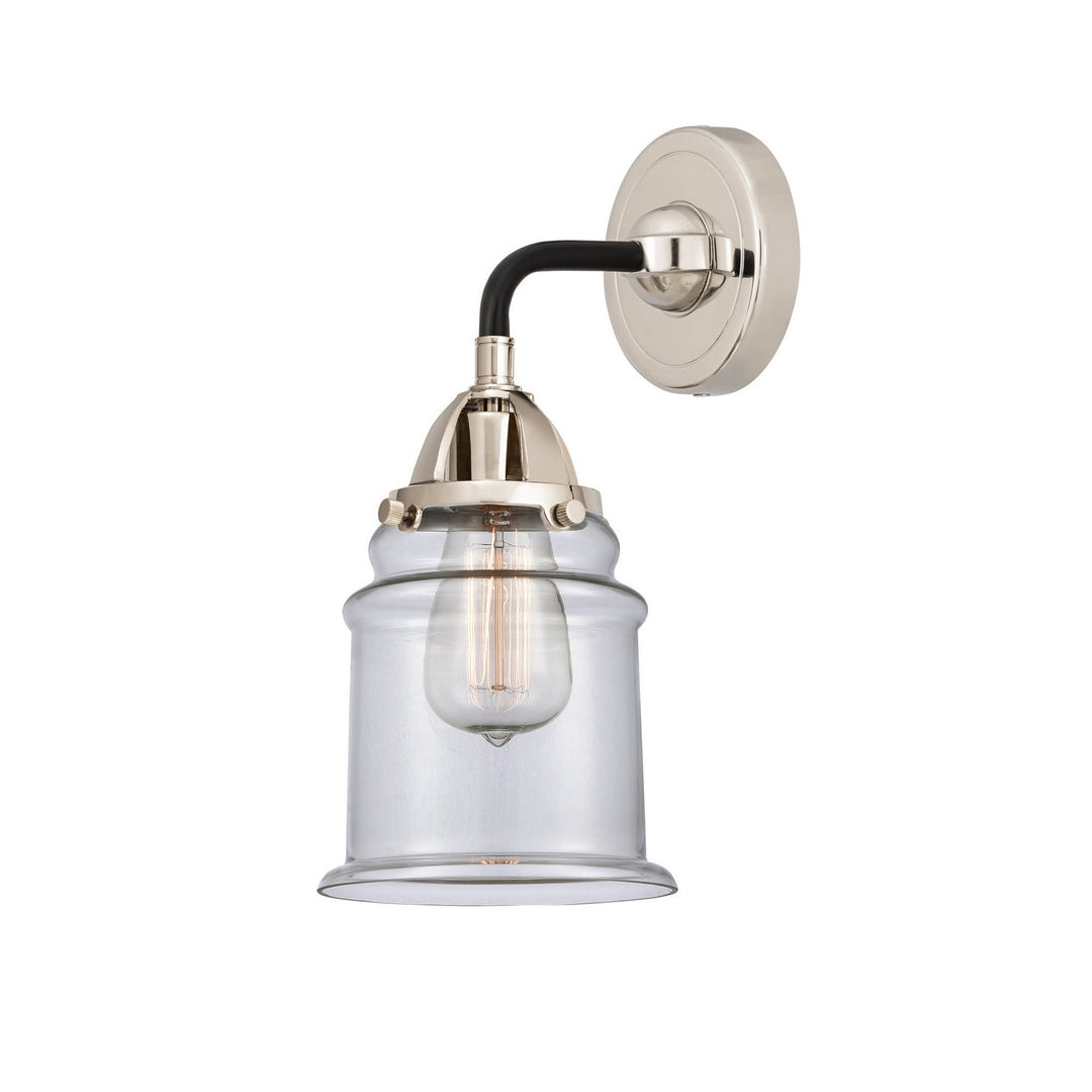 Innovations Nouveau 2 288-1W-BPN-G182 Wall Sconce Light - Black Polished Nickel