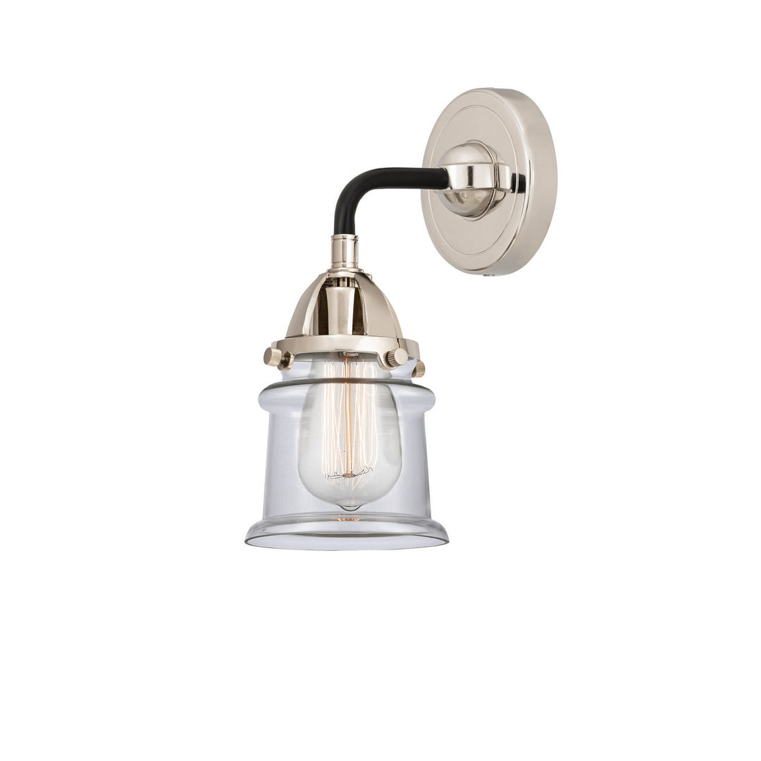 Innovations Nouveau 2 288-1W-BPN-G182S Wall Sconce Light - Black Polished Nickel