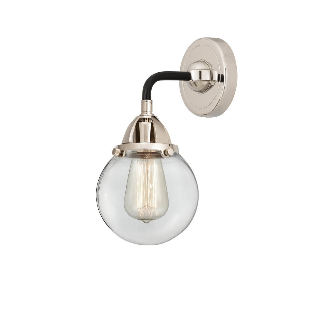 Innovations Nouveau 2 288-1W-BPN-G202-6 Wall Sconce Light - Black Polished Nickel