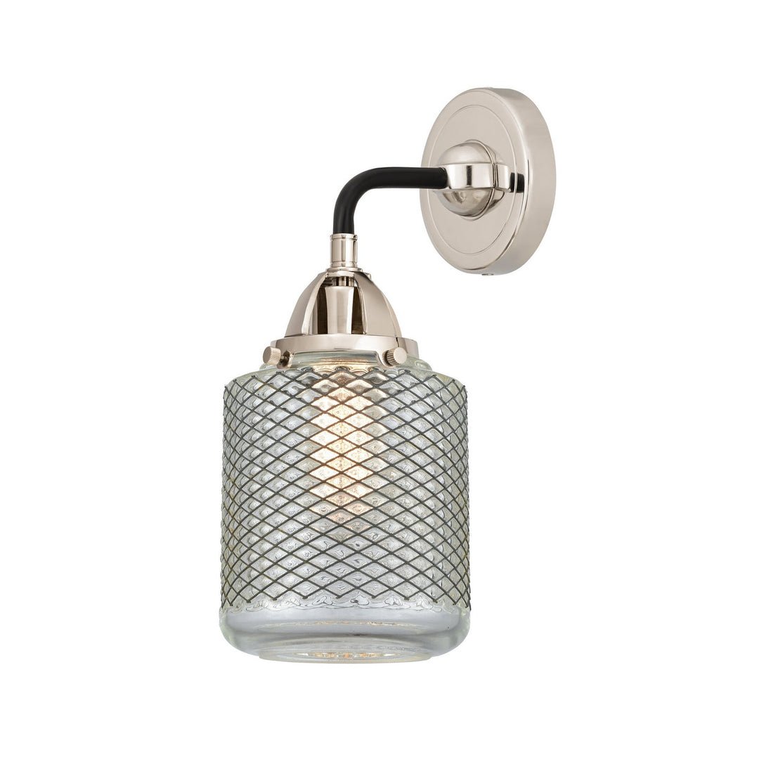 Innovations Nouveau 2 288-1W-BPN-G262 Wall Sconce Light - Black Polished Nickel