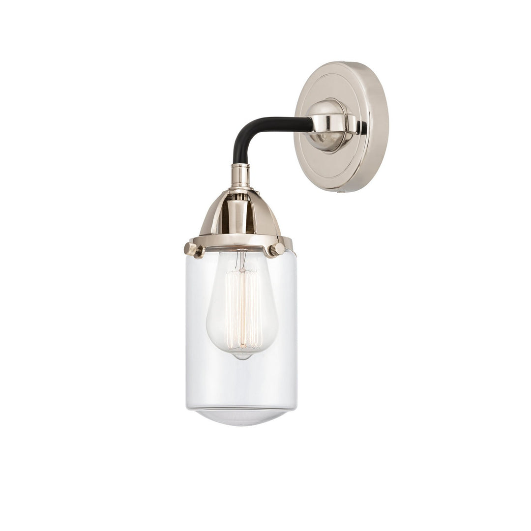 Innovations Nouveau 2 288-1W-BPN-G312 Wall Sconce Light - Black Polished Nickel