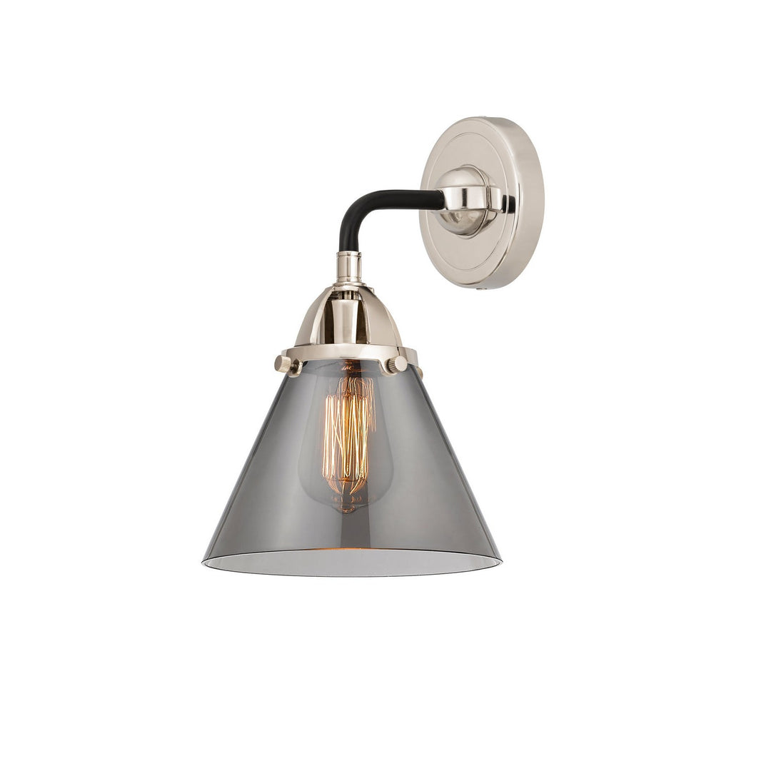 Innovations Nouveau 2 288-1W-BPN-G43 Wall Sconce Light - Black Polished Nickel