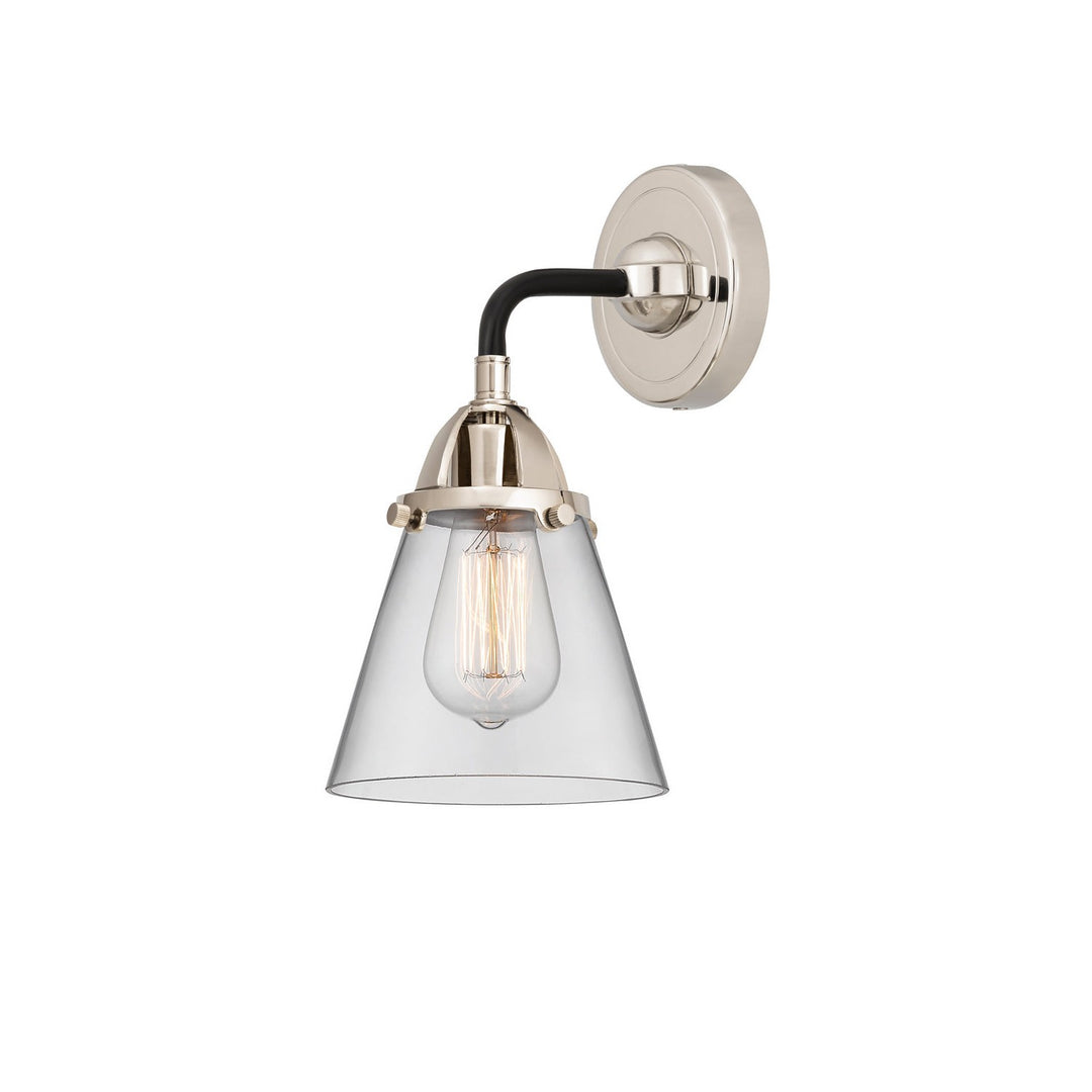 Innovations Nouveau 2 288-1W-BPN-G62 Wall Sconce Light - Black Polished Nickel