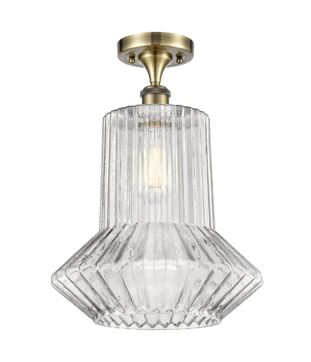Innovations Ballston 516-1C-AB-G212 Ceiling Light - Antique Brass