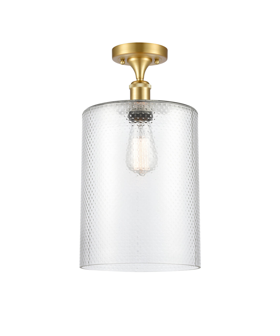 Innovations Ballston 516-1C-SG-G112-L-LED Ceiling Light - Satin Gold