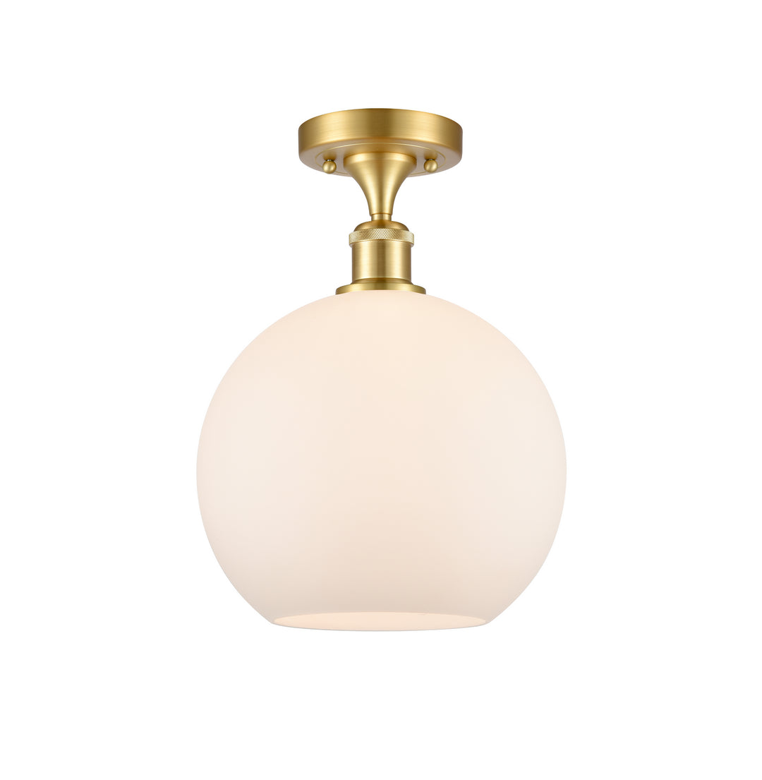 Innovations Ballston 516-1C-SG-G121-10-LED Ceiling Light - Satin Gold