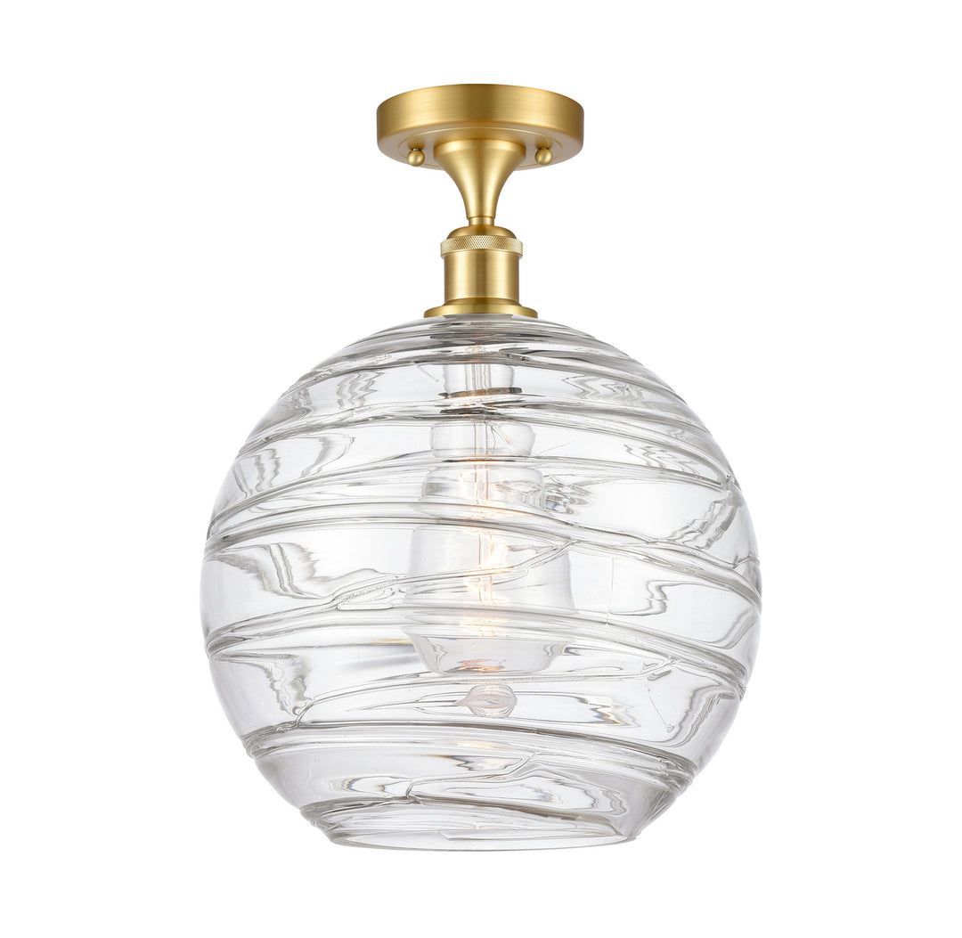 Innovations Ballston 516-1C-SG-G1213-12-LED Ceiling Light - Satin Gold
