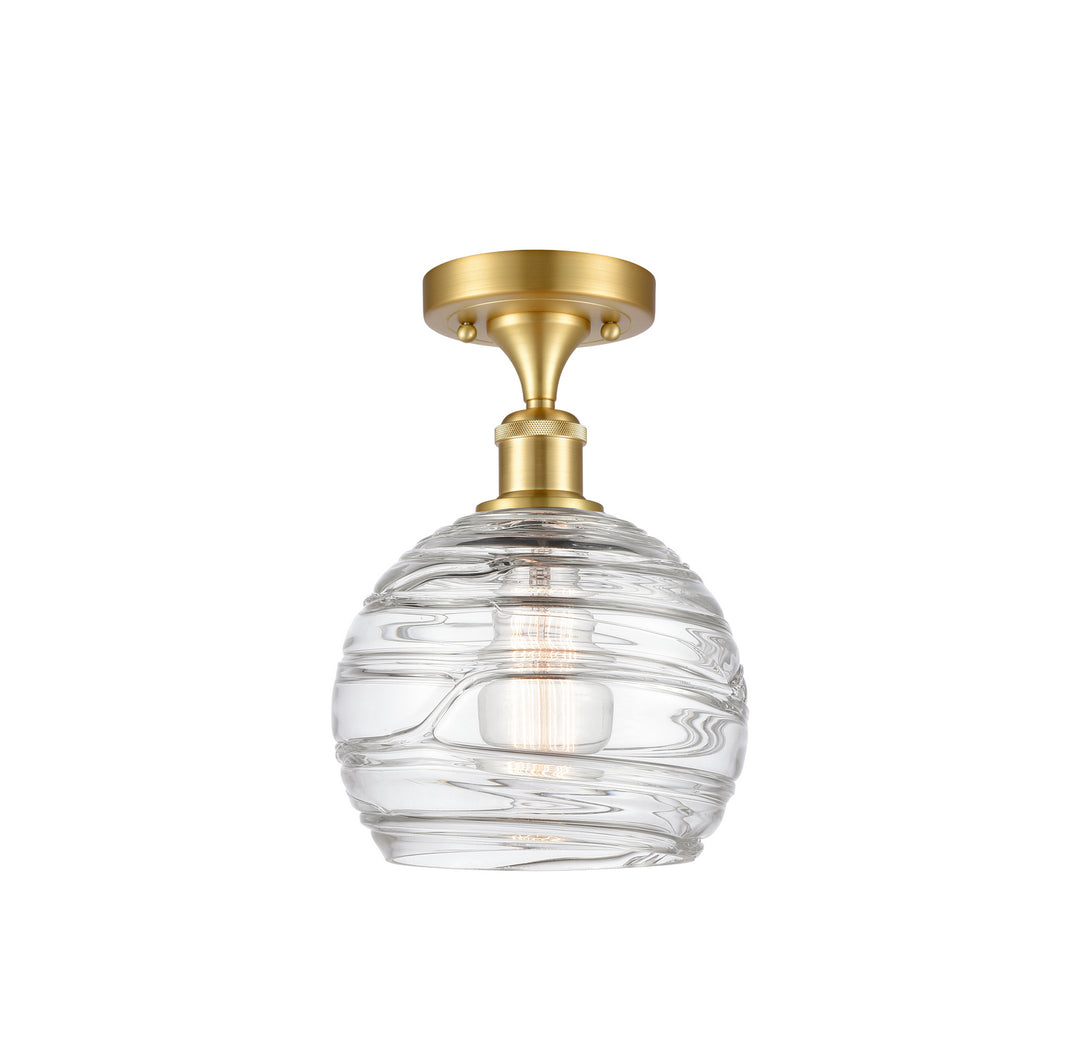 Innovations Ballston 516-1C-SG-G1213-8-LED Ceiling Light - Satin Gold