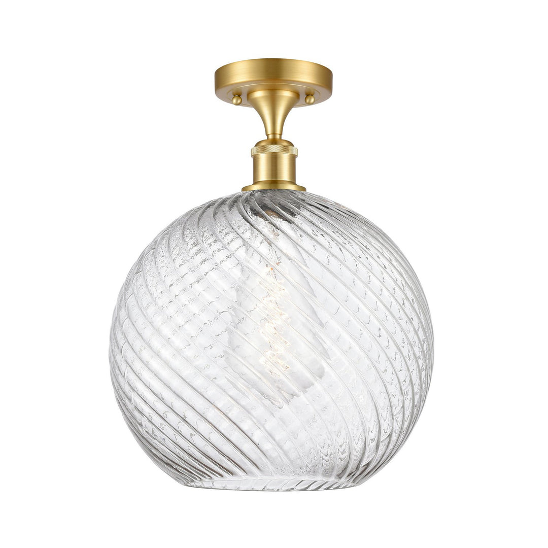 Innovations Ballston 516-1C-SG-G1214-12-LED Ceiling Light - Satin Gold