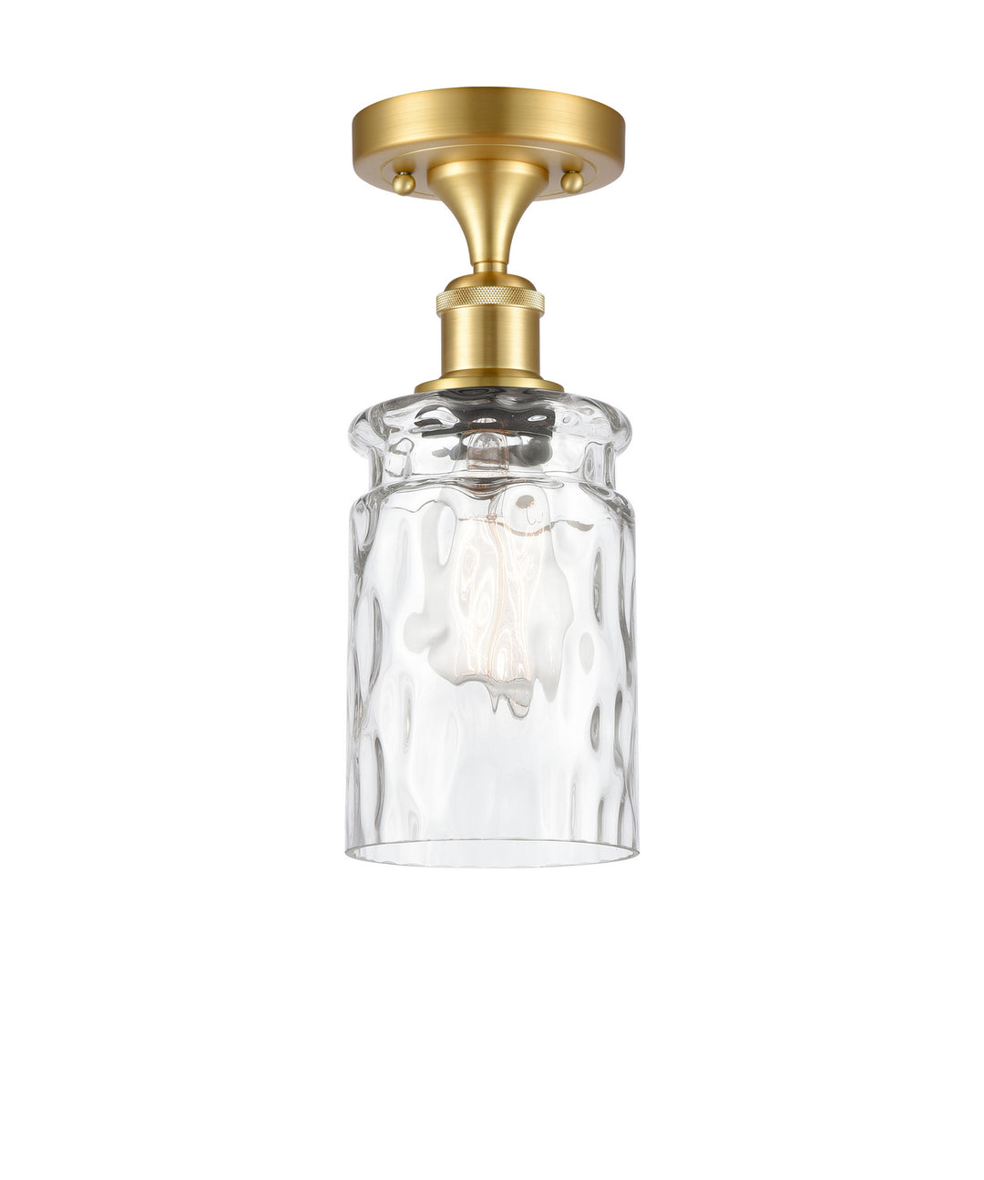 Innovations Ballston 516-1C-SG-G352-LED Ceiling Light - Satin Gold