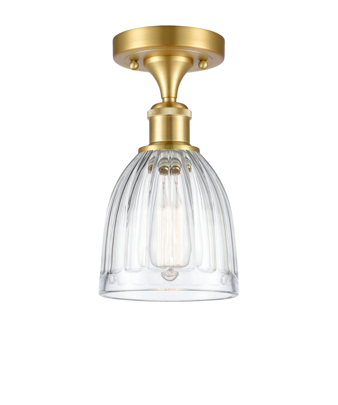 Innovations Ballston 516-1C-SG-G442-LED Ceiling Light - Satin Gold