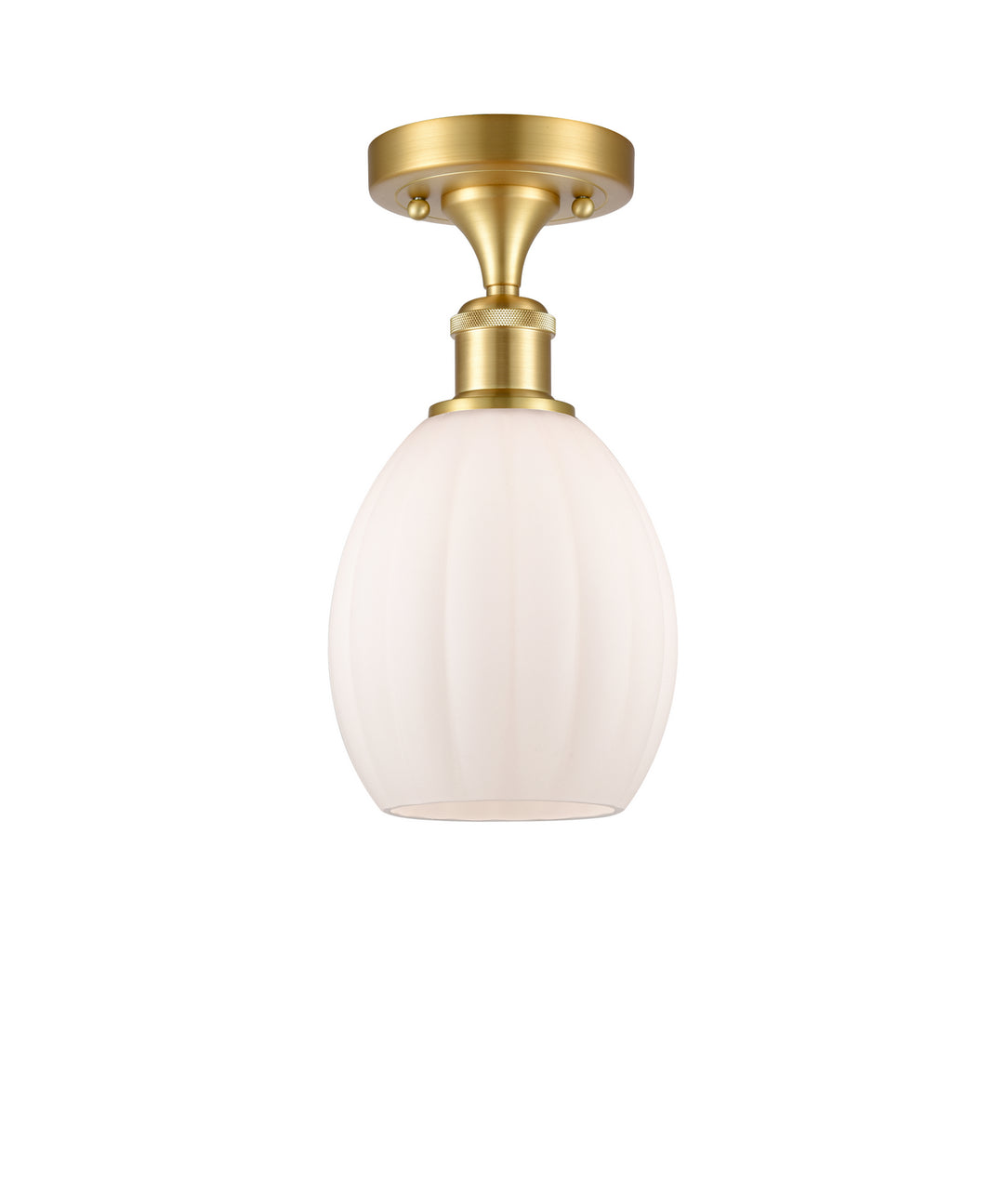 Innovations Ballston 516-1C-SG-G81-LED Ceiling Light - Satin Gold