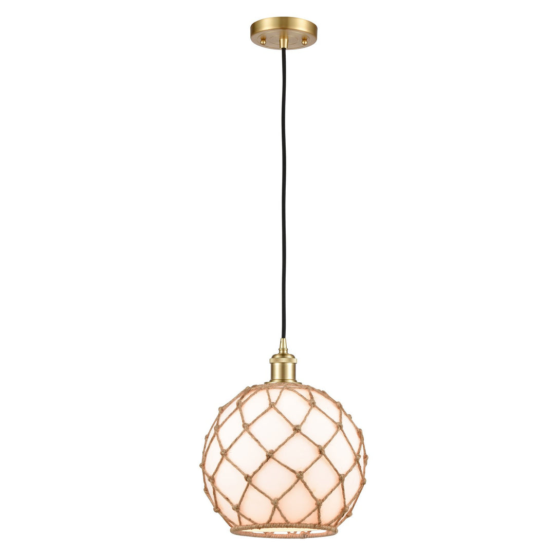 Innovations Ballston 516-1P-SG-G121-10RB-LED Pendant Light - Satin Gold