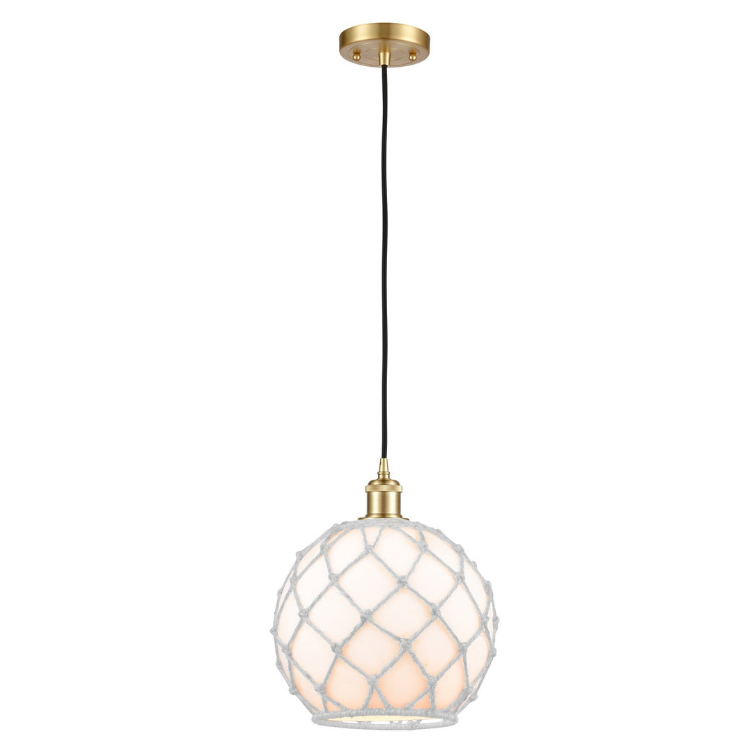 Innovations Ballston 516-1P-SG-G121-10RW-LED Pendant Light - Satin Gold